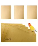 Hamiledyi Bird Gravel Paper 32PCS - 17x11 Inch Disposable Cushion Pads for Parrot Cage - Special Sea Sand Liner for Bird Parakeet Budgie - Buy Online on GoSupps.com