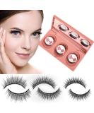 SAOTAENG Reusable Self-Adhesive Eyelashes - Stable, Easy to Apply, Waterproof, Natural Look - No Lashes or Glue Needed - 3 Pairs Pink Box - Perfect Gift for Women - Buy Online on GoSupps.com