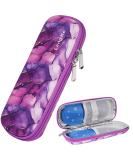 Jakago Insulin Cooling Bag - Portable Insulin Pen Case with 2 Nylon Cooling Packs for Diabetes Accessories | Violet - Buy Online on GoSupps.com