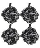 Bodylife Home Body Buffer Puff Exfoliating Bath & Shower Body Pouf Scrunchie Body Scrubber Black & White 60g 4 Pack - Buy Online on GoSupps.com