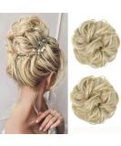 Jjstar 2-Piece Hair Part & Rubber Band Set - Perfect for Updos Messy Buns & Ponytails - Ash Blonde Hair Ties for Women & Girls - Buy Online on GoSupps.com