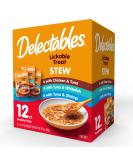 Hartz Delectables Stew Lickable Wet Cat Treats, Multiple Flavors Variety Pack 12 Count (Pack of 1) - Buy Online on GoSupps.com