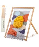 Willowdale 25.2x19.3 Multi-Craft Weaving Loom with Stand - Extra-Large Frame for Arts & Crafts | Develops Creativity - Beginner Weaving Frame Loom - Buy Online on GoSupps.com