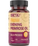 Deva Vegan Evening Primrose Oil - 90 Premium Vegan Capsules for Skin & Hormonal Balance - Buy Online on GoSupps.com
