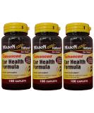 Mason Natural Advance Ear Health Formula Bioflavonoids Plus 100 Caplets x 3 - Total 300 Caplets - Buy Online on GoSupps.com