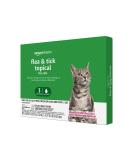 Amazon Basics Flea and Tick Topical Treatment for Cats 1.5lbs+, 3 Doses - Buy Online on GoSupps.com
