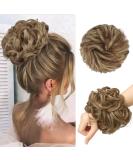 FESHFEN Messy Bun Hair Piece Hair Scrunchies Thick Curly Wavy Hair Piece Synthetic Donut Updo Hairpieces for Women Girls Brown & Blonde 55 g (Pack of 1) 12H24# Brown & Blonde 55 g (Pack of 1) - Buy Online on GoSupps.com