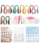 Tysun Paper Quilling Kit - 1060 Pcs Paper Strips & Tools for Beginners in Paper Art & Craft - Buy Online on GoSupps.com