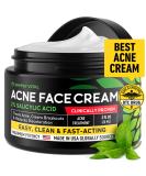 Acne Medication Face Cream - Made in USA Fast Acting Drug Acne Treatment For Stubborn Pimple Blackhead Whitehead Blemish - Soothing Acne Moisturizer for Inflammation Relief & Acne Scar Prevention 2oz - Buy Online on GoSupps.com