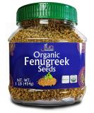 Jiva Organics Organic Fenugreek Seeds - 1 lb Jar for Cooking, Sprouting & Beauty Care - Buy Online on GoSupps.com