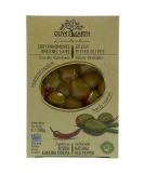 Buy Olive's Earth Greek Green Chalkidiki Olives Stuffed with Red Peppers - 800g Pack | Premium International Shipping - Buy Online on GoSupps.com
