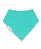 Dotty Fish Baby Bandana Bibs | Super Absorbent Teething Bibs in Organic Cotton - Teal Green | Unisex Boys and Girls - Buy Online on GoSupps.com