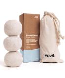 Natural Hemp Dryer Balls - 5x Absorbent Eco-Friendly Cruelty-Free | Hypoallergenic & Wrinkle-Reducing | Pack of 3 - International Shipping Available - Buy Online on GoSupps.com
