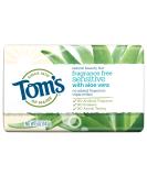 Tom's of Maine Natural Aloe Vera Soap - Fragrance-Free Sensitive Skin 5 oz | Eco-Friendly Beauty Bar - Buy Online on GoSupps.com