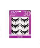 Buy iEnvy False Eyelashes - 3 Pairs of Fluffy & Natural Faux Mink Lashes for Multiangle Volume - Buy Online on GoSupps.com