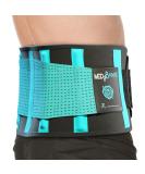 MEDiBrace Limited Edition Back Support Belt - X-Large Skye Blue - Sciatica Pain Relief - 37-43 inches - Buy Online on GoSupps.com