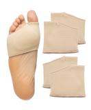 ZenToes Metatarsal Pads for Women and Men - 2 Pairs Ball of Foot Cushions (Small, Beige) Beige Small - Buy Online on GoSupps.com