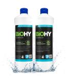 BiOHY Rinse Aid (2 x 1l Bottle) - Eco-Friendly High Concentrate for Commercial Dishwashers | Sparkling Shine on Glasses | BIO-degradable Formula - Buy Online on GoSupps.com