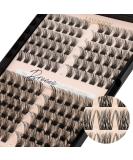 Shop Lashview 144 PCs DIY Cluster Eyelash Extensions - Mega Volume Reusable & Ultra Thin Bands for Soft Volume Look - Buy Online on GoSupps.com