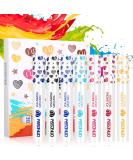 Colored Mascara Set - Waterproof, Long Lasting Volume and Length Fiber Mascara 0.98 Ounce (Pack of 7) - Buy Online on GoSupps.com