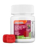 Buy FirstCare Gas Relief Chewables - Fast Bloating & Gas Discomfort Relief | Simethicone 250 mg | 20 Count - International Shipping Available - Buy Online on GoSupps.com