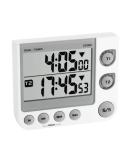 TFA Dostmann electronic 2-fold timer 38.2025 with memory function 3 volume steps LED warning light white L 91 x B 21 (30) x H 76 mm - Buy Online on GoSupps.com