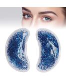 Buy Reusable Gel Eye Pack - Hot & Cold Eye Gel Pads for Dark Circles & Swelling - Perfect Gift for Girls (Blue) - Buy Online on GoSupps.com