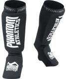 Phantom Athletics Schienbeinschoner - Optimal Protection & Fit for MMA Kickboxing and Muay Thai - Unisex Black/White - Buy Online on GoSupps.com