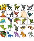 Tazimi 88 Sheet 3D Dinosaur Temporary Tattoos for Kids - T-Rex Tattoo Sticker Party Decoration - Buy Online on GoSupps.com