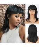Matthia 80s 90s Mullet Wigs Pixie Cut Wigs with Bangs for Black Women  Wolf Cut Wig Straight Short Black Synthetic Wigs with Bangs Glueless Mullet Wig for Black Women Full Machine Made Wig(Blakc Wig) Black - Buy Online on GoSupps.com