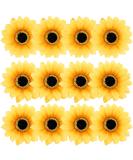 12 Pieces Sunflower Hair Clips 3.9 inches Alligator Pins for Wedding, Party, Boho Beach - Christmas Decorations - Buy Online on GoSupps.com
