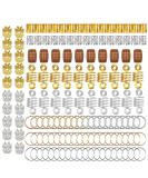 140 PCS Hair Rings for Braids - Metal Hair Cuffs Pearls & Dreadlocks Accessories - Adjustable Hair Cuffs for Stylish Decor - Buy Online on GoSupps.com