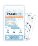 MaskTite – Face Mask Tape, No Fogging Glasses. No Slipping Masks. No Gaps. Made in USA. Gentle, Medical-Grade, Hypoallergenic, Latex Free, Double-Sided Tape 36 Precut Strips. Works with Any Mask. - Buy Online on GoSupps.com