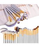 Make up Brushes, VANDER LIFE 24pcs Premium Cosmetic Makeup Brush Set for Foundation Blending Blush Concealer Eye Shadow, Cruelty-Free Synthetic Fiber Bristles, Travel Makeup bag Included, Champagne 25 Piece Set - Buy Online on GoSupps.com