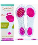 Shop Inspired! Thin Gel Inserts for Heels by Business Feet | Cushioned Insoles for Flats & Stilettos - Adhesive Full Foot Pads for Women - One Size Fits Most - Pink - Buy Online on GoSupps.com
