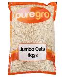 Puregro Jumbo Oats 1kg - Buy Online on GoSupps.com