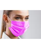 Type IIR Medical Face Mask | CE Certified Surgical Mask | 50 Pieces | EN14683:2019 | BFE 98% | Fuchsia Color | International Shipping Available - Buy Online on GoSupps.com