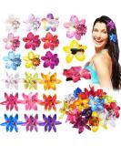 18 Pcs Flower Hair Clip for Women Girl Hawaiian Artificial Hibiscus Flower Hair Pins Big Double Chiffon Tropical Flower Hair Summer Accessories for Bridal Wedding Accessory Hair Clip Hair Barrette - Buy Online on GoSupps.com