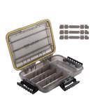 RUNCL Fishing Tackle Box, Waterproof Airtight Stowaway, 3600/3700 Tray Tackle Box with Adjustable Dividers, Sun Protection, Thicker Frame, Fishing Storage Lure Box for Freshwater Saltwater Waterproof Box 1 Pack (Size: 10.6 - Buy Online on GoSupps.com