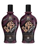 European Gold Flash Black 3000X Indoor Tanning Lotion Set of 2 - 12 oz with Time-Release DHA Bronzers | International Shipping Available - Buy Online on GoSupps.com