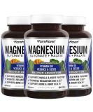 FarmHaven Magnesium Glycinate & Malate Complex with Vitamin D3 - 360 Capsules for Bone Health & Muscle Support | Vegan & 100% Chelated for Max Absorption | 180-Day Supply - Buy Online on GoSupps.com