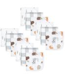 Hudson Baby Unisex Cotton Muslin Washcloths - Woodland Theme | One Size - Buy Online on GoSupps.com