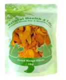 Natural Health 4 Life Fruit Dried Mango Slices Large Pieces 1 kg in Resealable Pouch (1 Pouch) - Buy Online on GoSupps.com