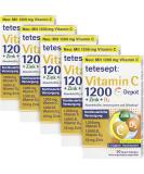 Teteseept Vitamin C 1200 + Zinc + D3 Immune Support Dietary Supplement | 5 x 30 Tablets for Cell Protection & Bone Health Buy Internationally - Buy Online on GoSupps.com