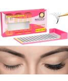Buy 6D Eyelash Extensions - Premade Fans Thin Base Mixed Length 8-15mm | Professional Volume Lashes for Beauty Salons & Lash Artists - Buy Online on GoSupps.com