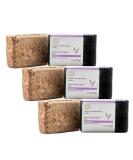 Shea Radiance African Black Soap Bar 3 Pack - Lavender | Best Natural Skin Care for All Skin Types - Buy Online on GoSupps.com