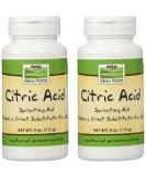 Now Foods Citric Acid Powder 4 oz (Pack of 2) - Natural Food Preservative - Buy Online on GoSupps.com