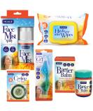 Nuage Hayfever Survival Kit - 30 Resealable Relief Wipes, Barrier Balm, Face Mist, Cooling Gel, Eye Mask & Pads - Natural Remedy for Hay fever | Face and Hand Friendly - Buy Online on GoSupps.com