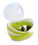 Nobby ELMO Transport Box for Rodents - Medium Green 30.5 x 24.5 x 20.5 cm | Ideal for Safe Pet Travel - Buy Online on GoSupps.com