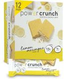 Power Crunch Lemon Meringue Whey Protein Bars - 12 Count | High Protein Snack - Buy Online on GoSupps.com